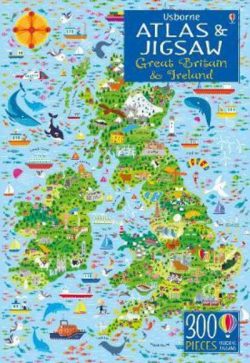 Usborne Atlas & Jigsaw Great Britain & Ireland