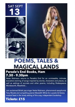 Ticket for 'Poems, Tales & Magical Islands' Live Music Evening