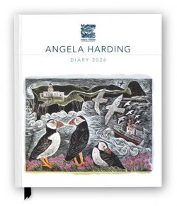 Angela Harding 2026 Desk Diary Planner - Week to View, Illustrated Throughout