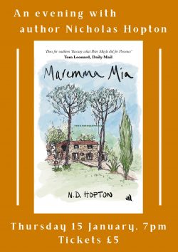 Ticket for Nicholas Hopton author evening