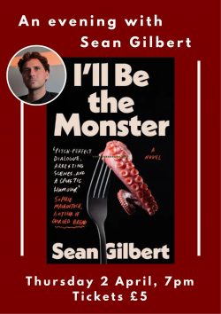 Ticket for author evening with Sean Gilbert