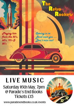 Ticket for Retro Rockets music night