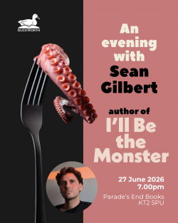Ticket for author evening with Sean Gilbert