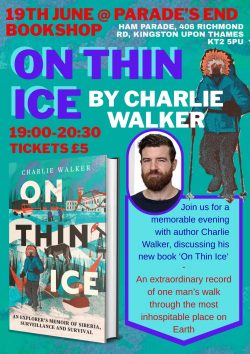 On Thin Ice by Charlie Walker: event ticket