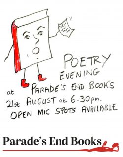Ticket for poetry evening