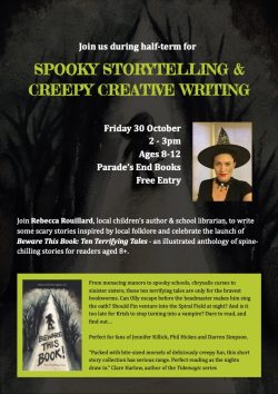 Ticket for children's spooky storytelling event