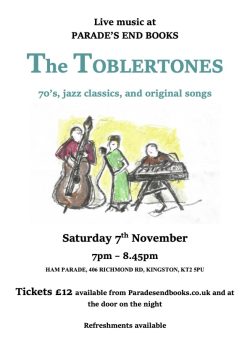 Ticket for Live Music Night with The Toblertones